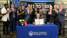 Ohio Governor Mike DeWine signs House Bill 47, requiring AEDs to be placed in Ohio schools